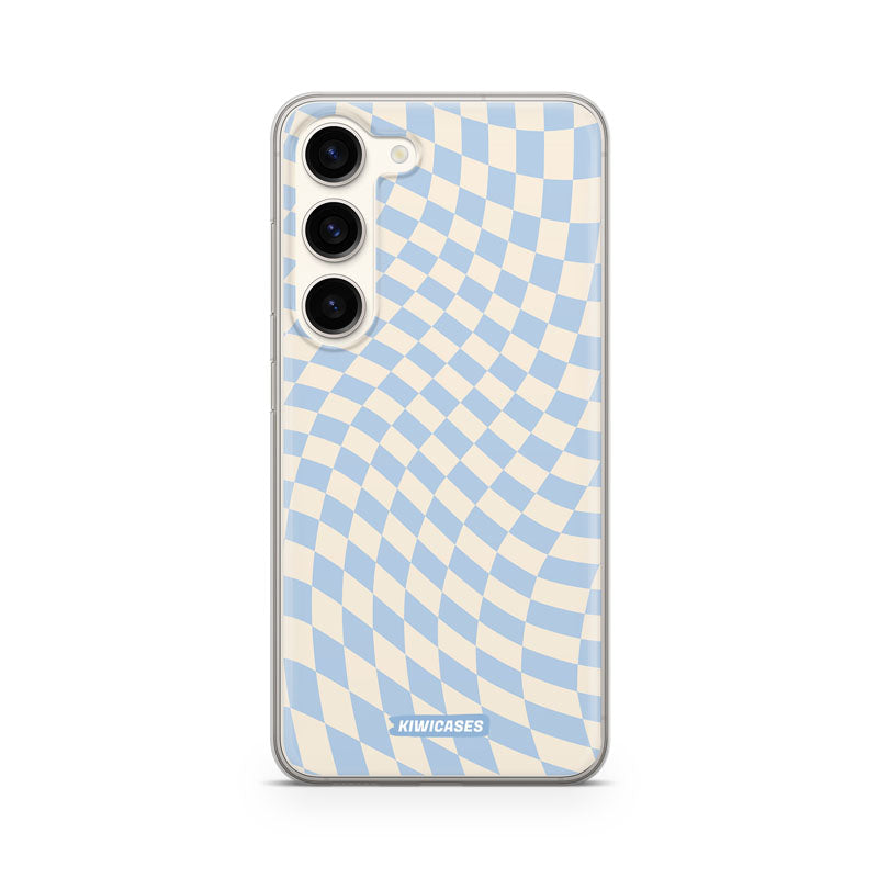 Blue Checkers - Galaxy S23