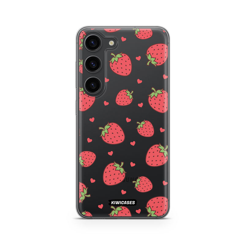 Strawberry Hearts - Galaxy S23
