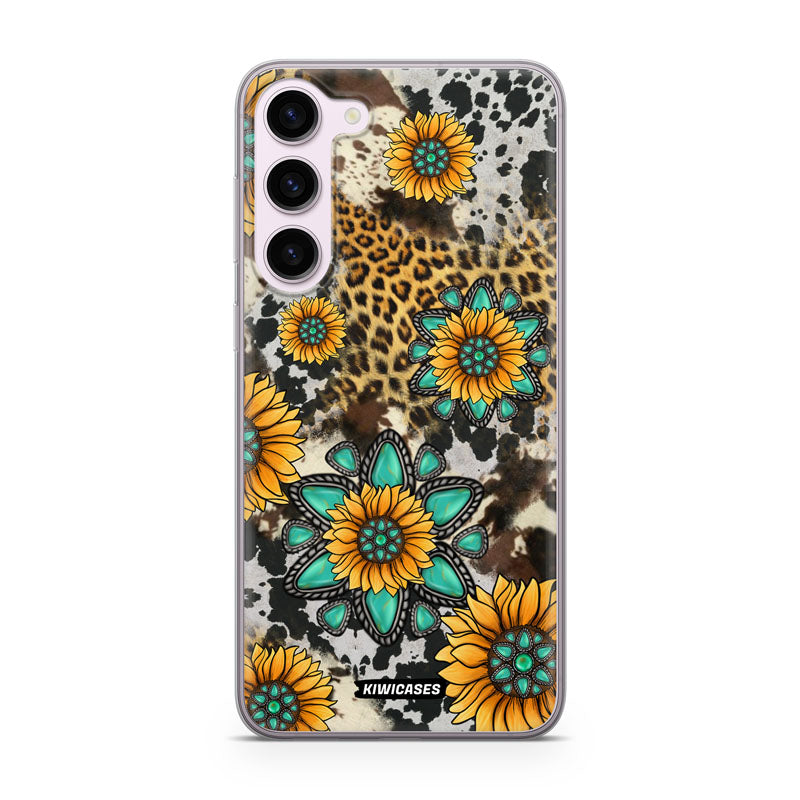 Gemstones and Sunflowers - Galaxy S23 Plus