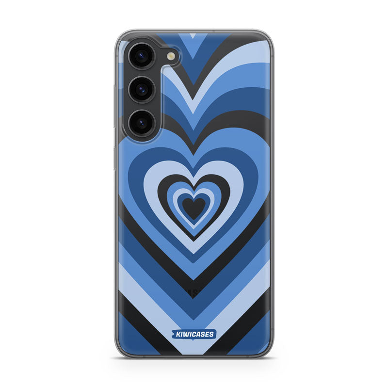 Blue Hearts - Galaxy S23 Plus