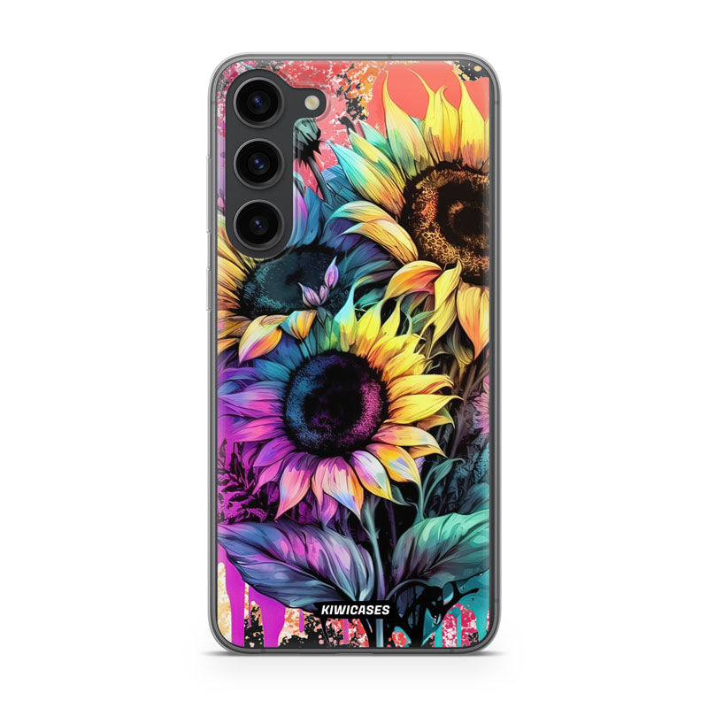 Neon Sunflowers - Galaxy S23 Plus