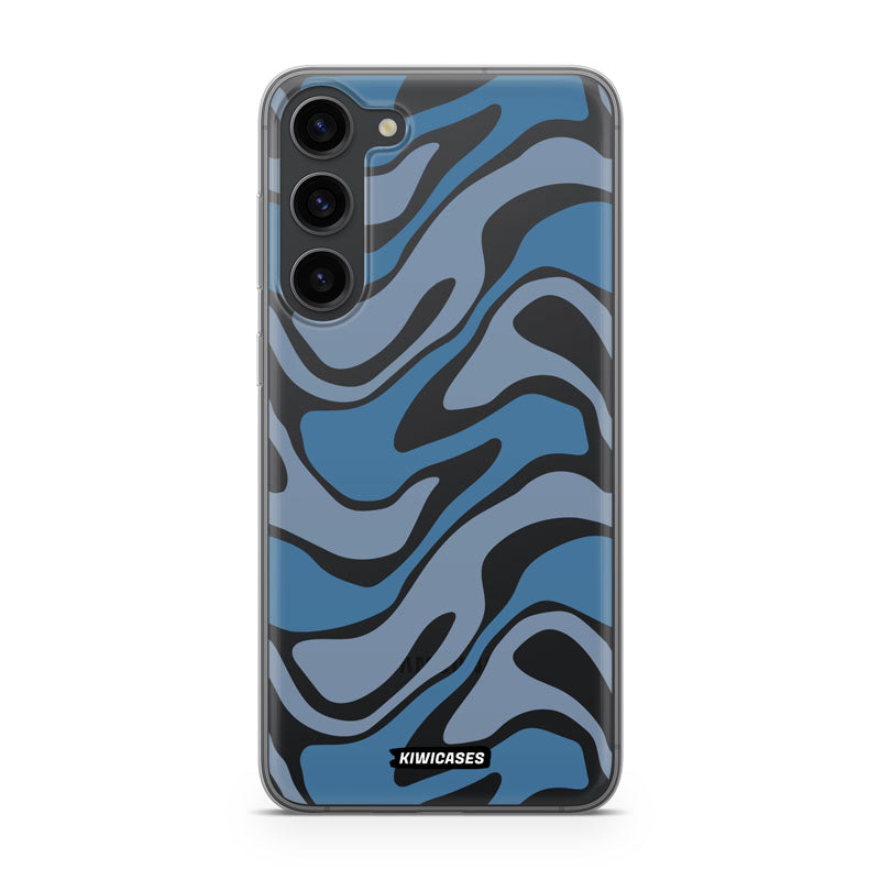 Liquid Blue Waves - Galaxy S23 Plus