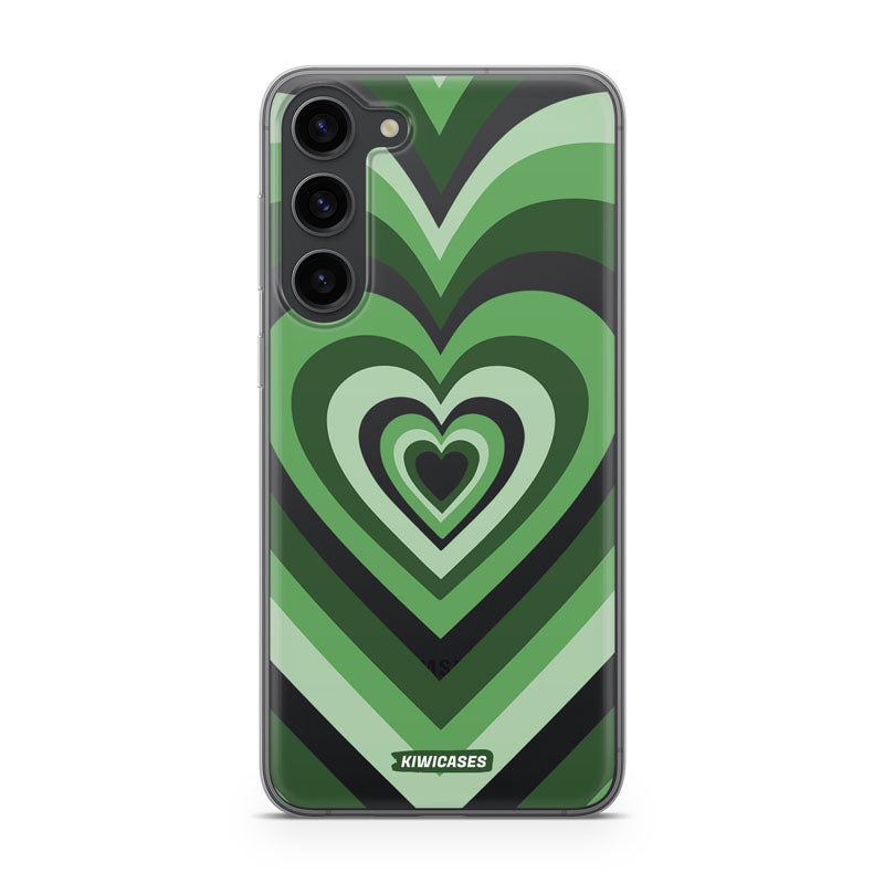 Green Hearts - Galaxy S23 Plus