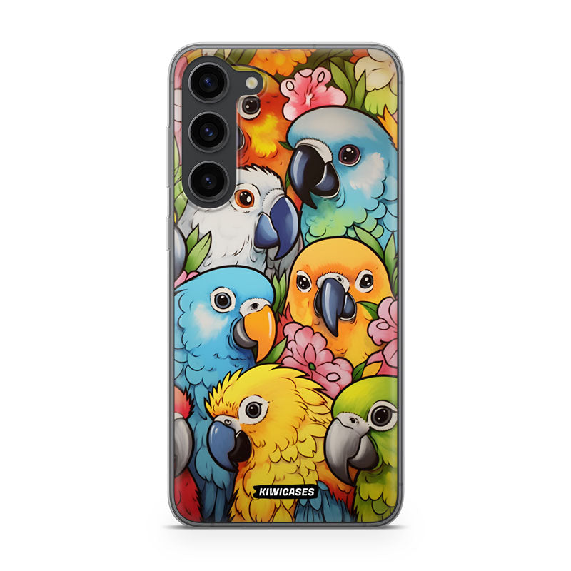 Cute Parrots - Galaxy S23 Plus
