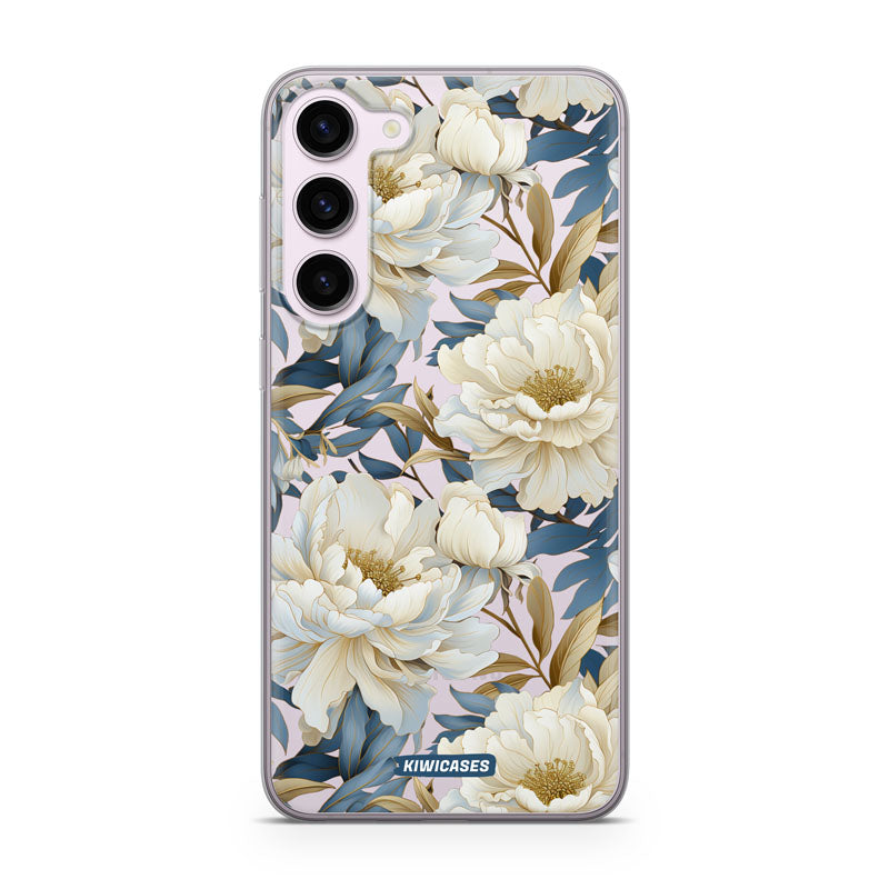 White Camellia - Galaxy S23 Plus