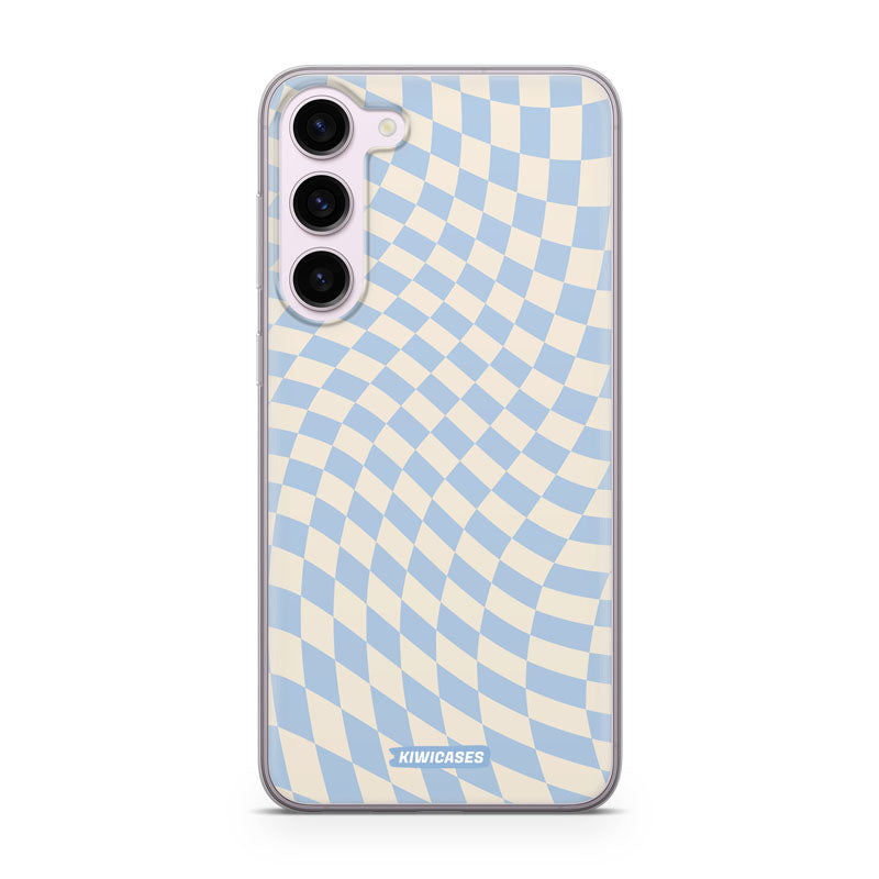 Blue Checkers - Galaxy S23 Plus