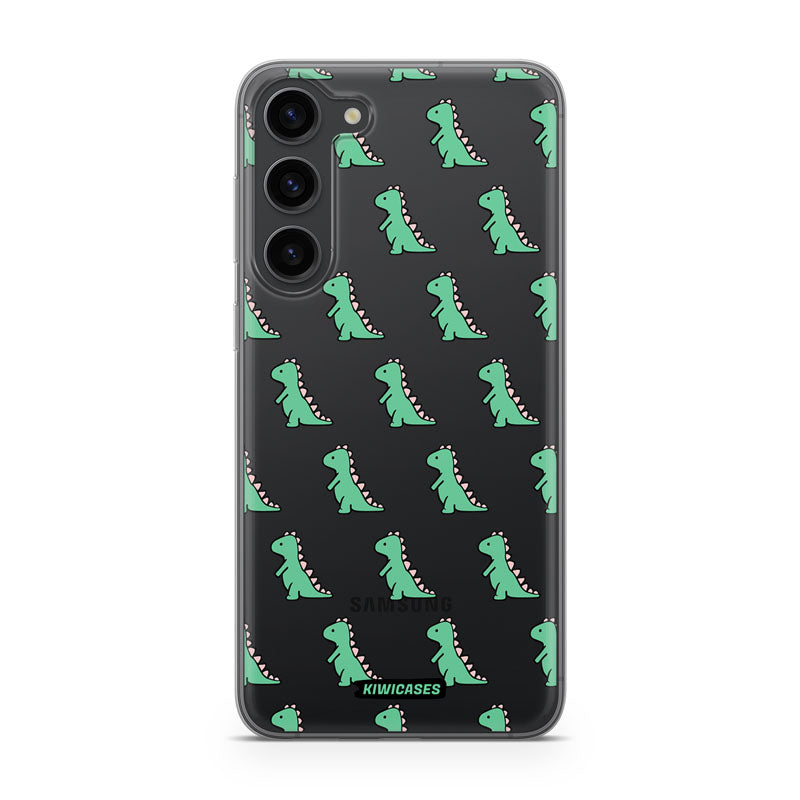 Green Dinosaurs - Galaxy S23 Plus