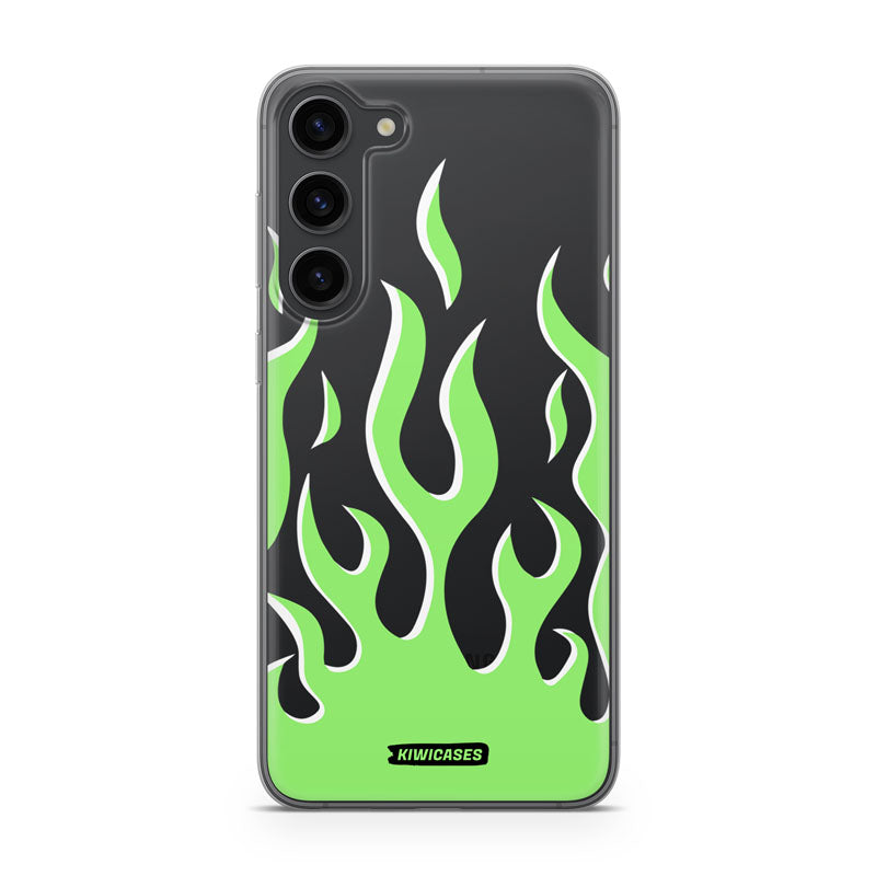 Green Fire - Galaxy S23 Plus