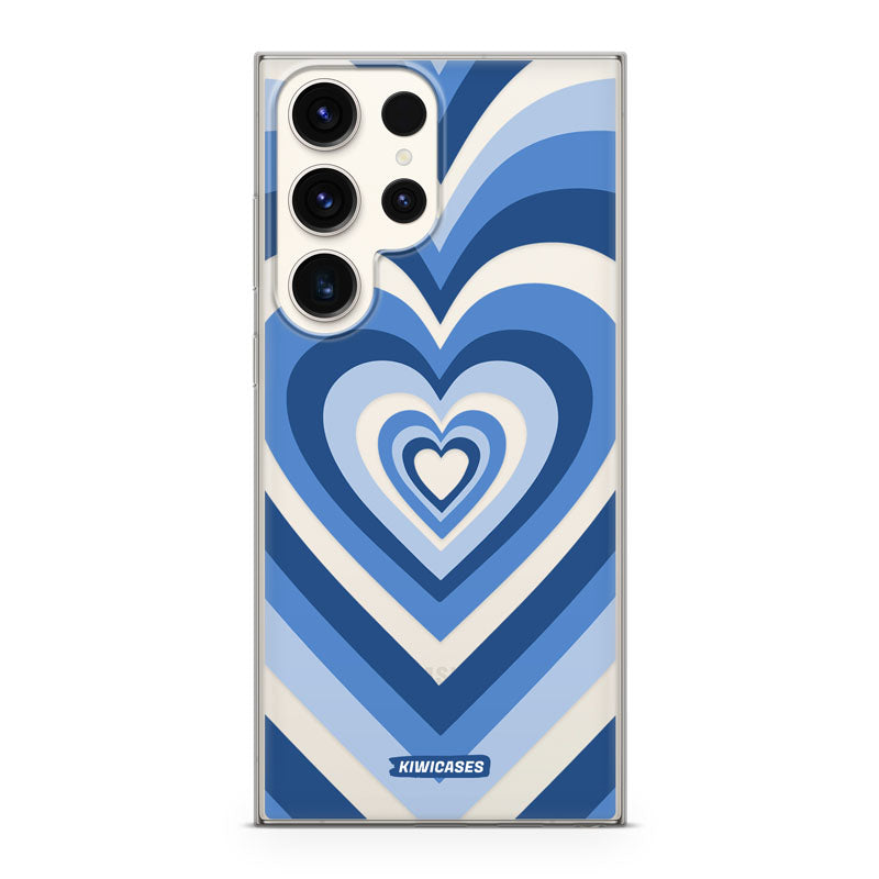 Blue Hearts - Galaxy S23 Ultra