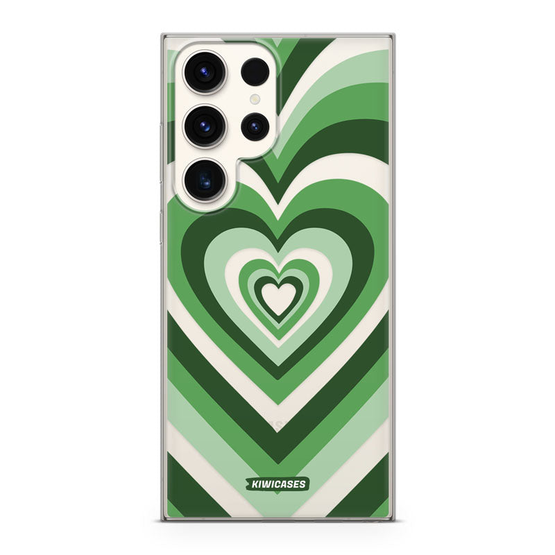 Green Hearts - Galaxy S23 Ultra