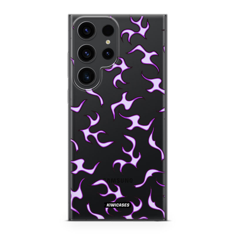 Purple Flames - Galaxy S23 Ultra