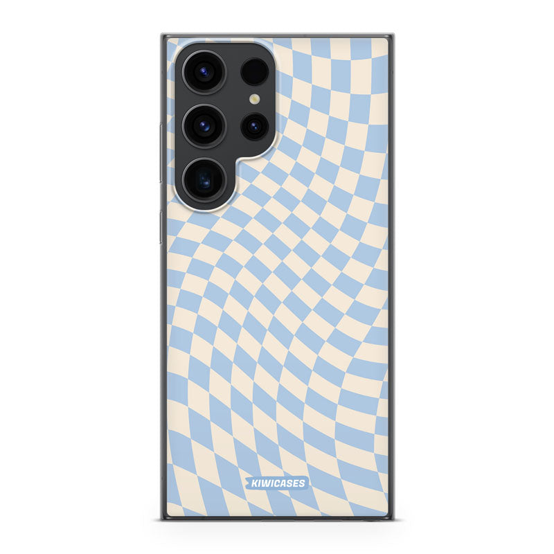 Blue Checkers - Galaxy S23 Ultra