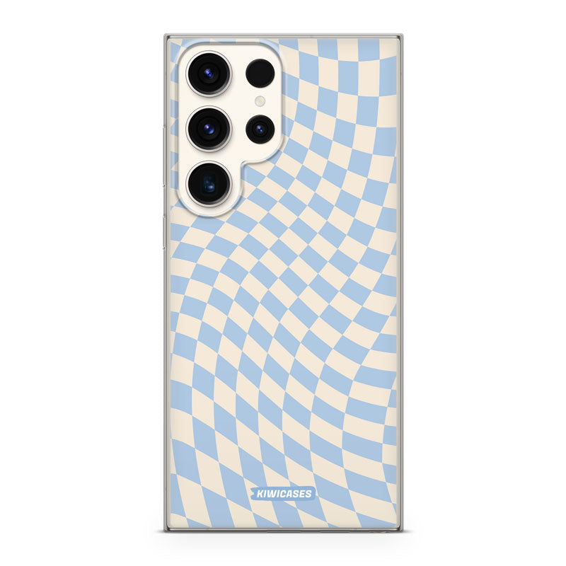 Blue Checkers - Galaxy S23 Ultra