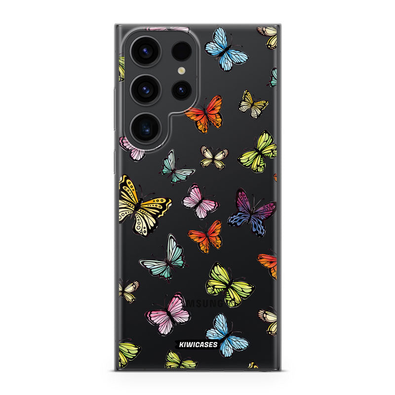 Colourful Butterflies - Galaxy S23 Ultra