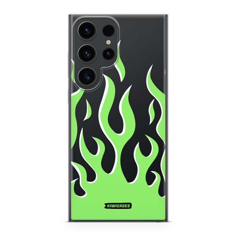 Green Fire - Galaxy S23 Ultra