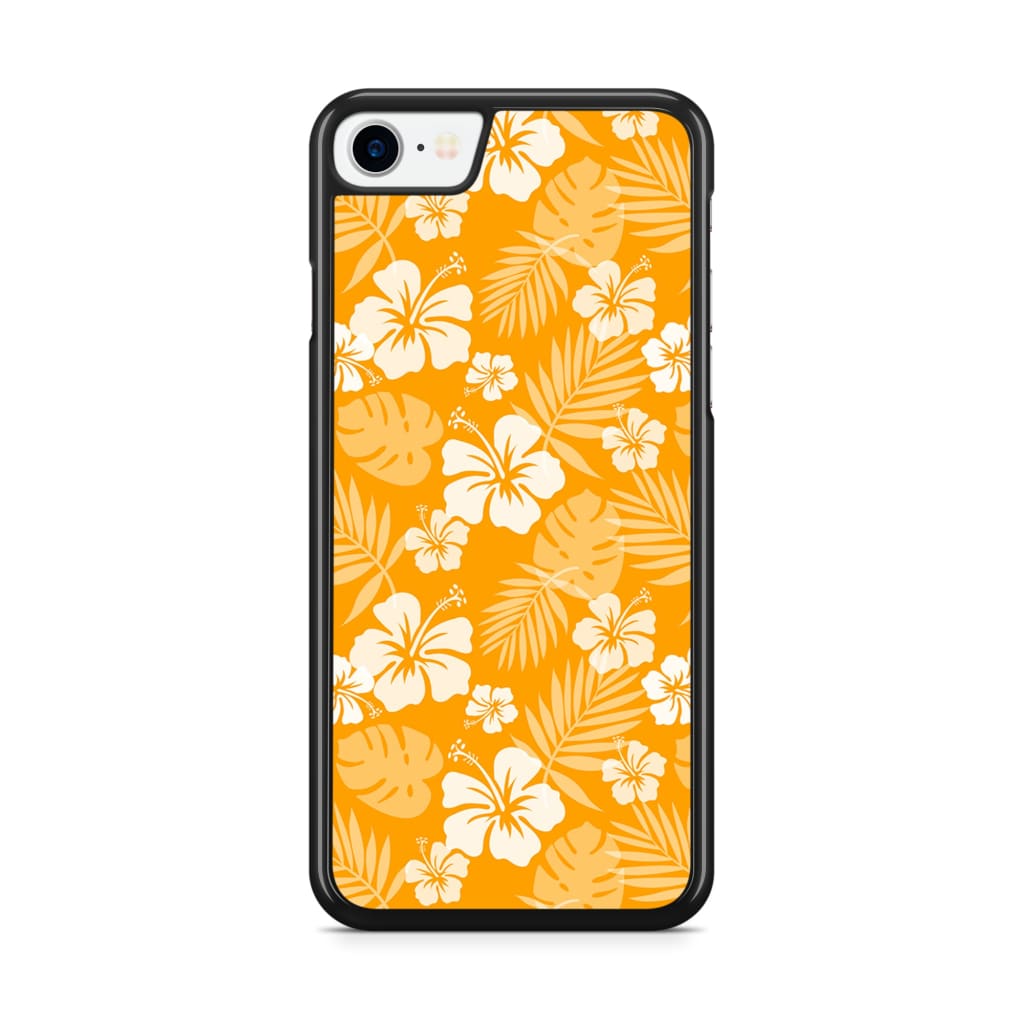 Tangerine Hibiscus Phone Case - iPhone SE/6/7/8 - Phone Case