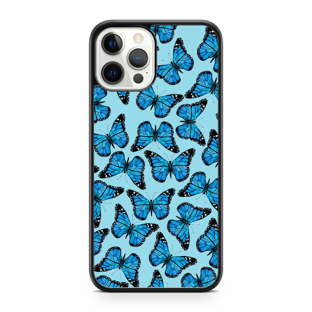 Wild and Blue Butterfly Phone Case - iPhone 12 Pro Max - 