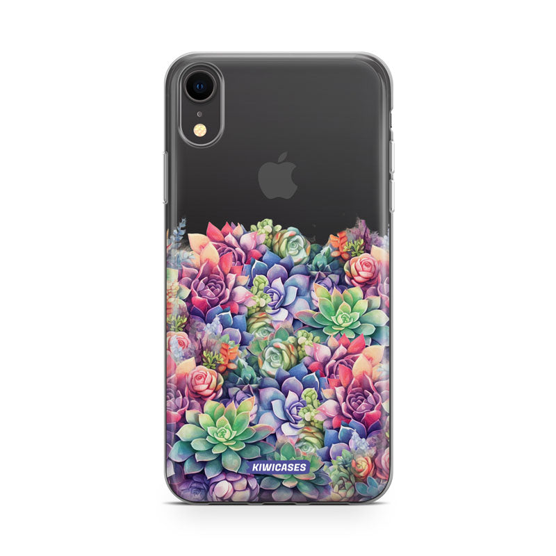 Dreamy Succulents - iPhone XR
