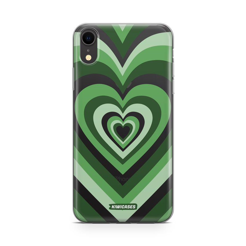 Green Hearts - iPhone XR