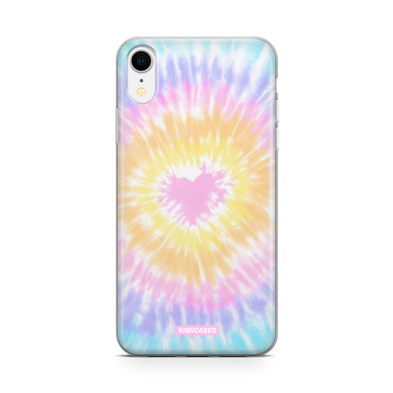 Tie Dye Hearts - iPhone XR