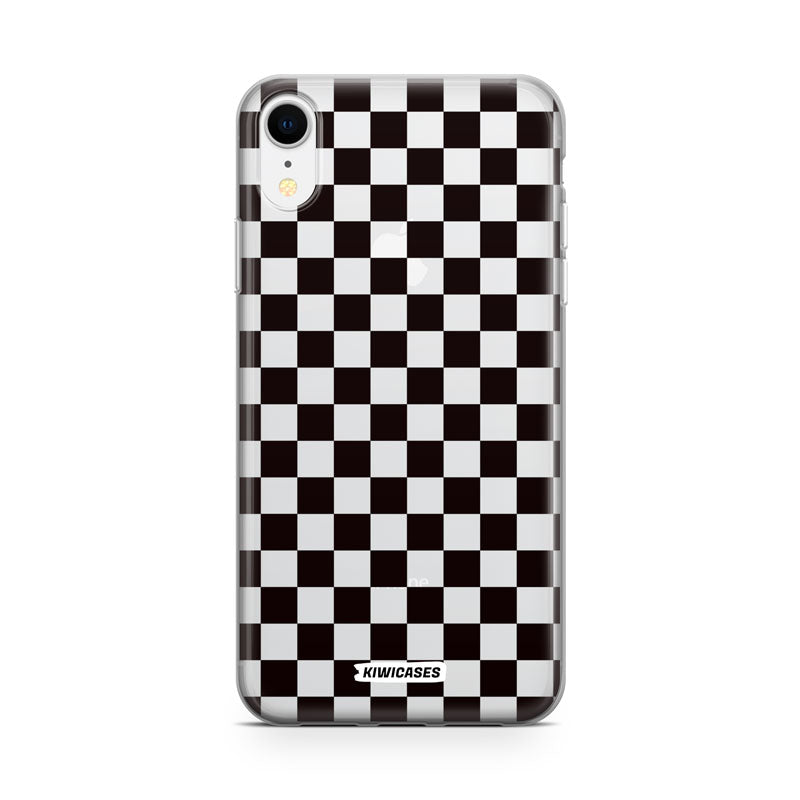 Black Checkers - iPhone XR