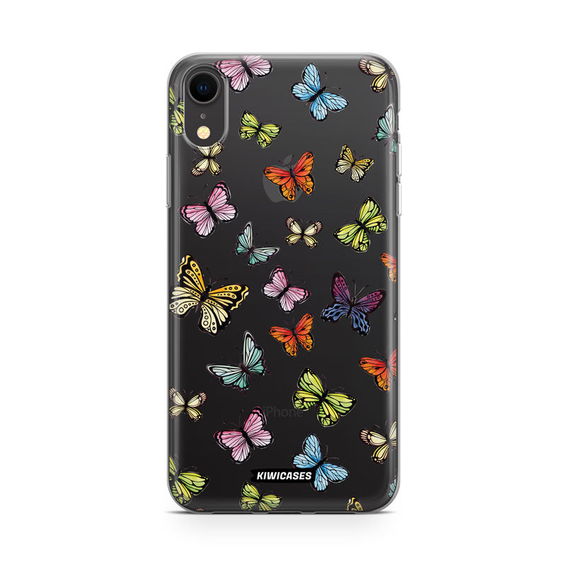 Colourful Butterflies - iPhone XR