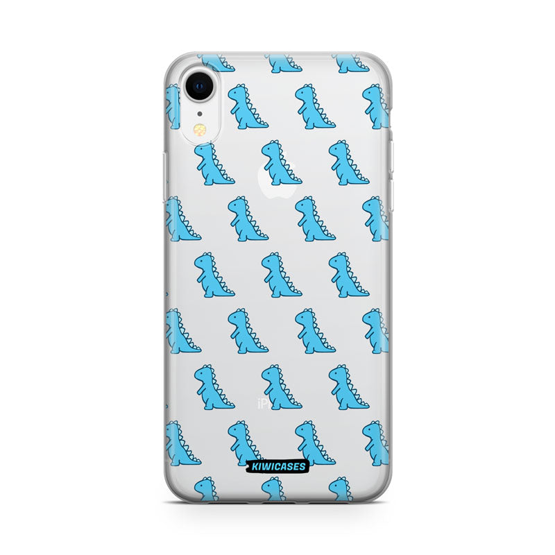 Blue Dinosaurs - iPhone XR