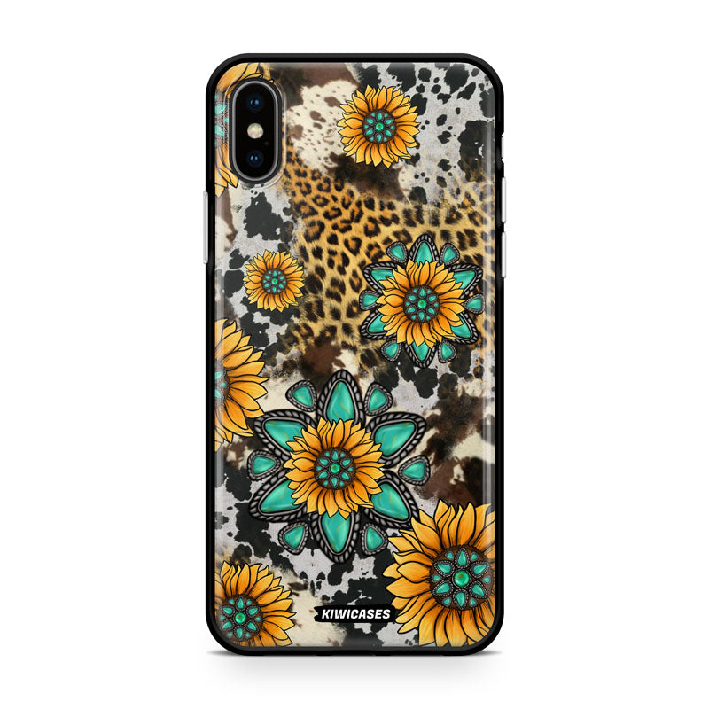 Gemstones and Sunflowers - iPhone XS Max