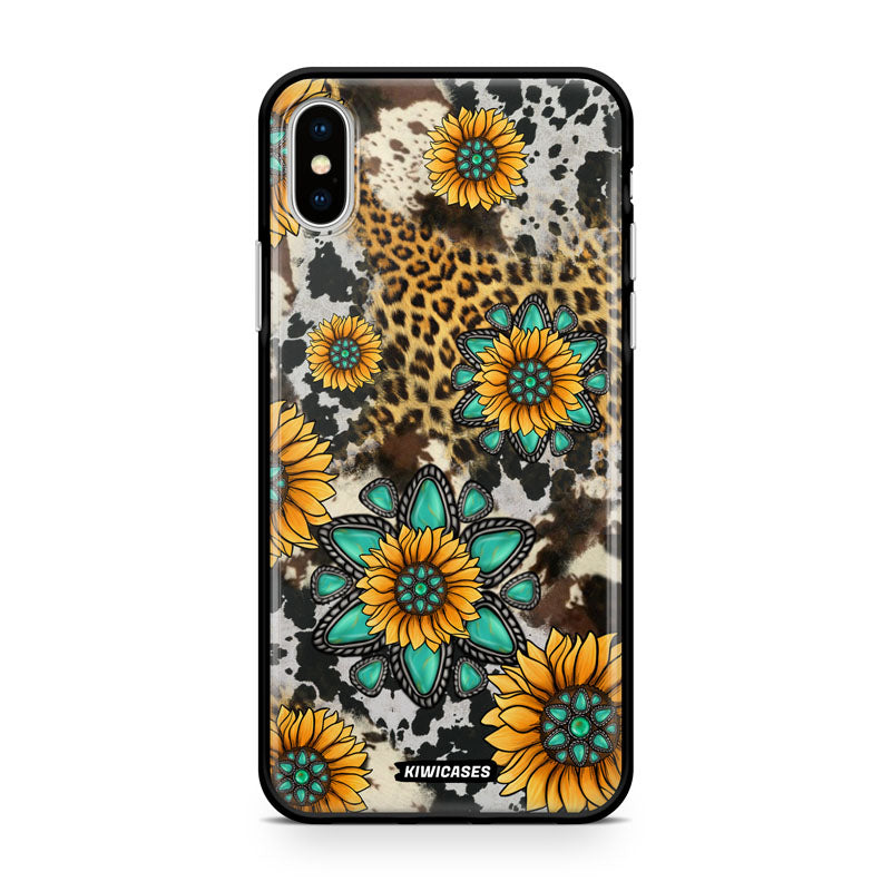 Gemstones and Sunflowers - iPhone XS Max