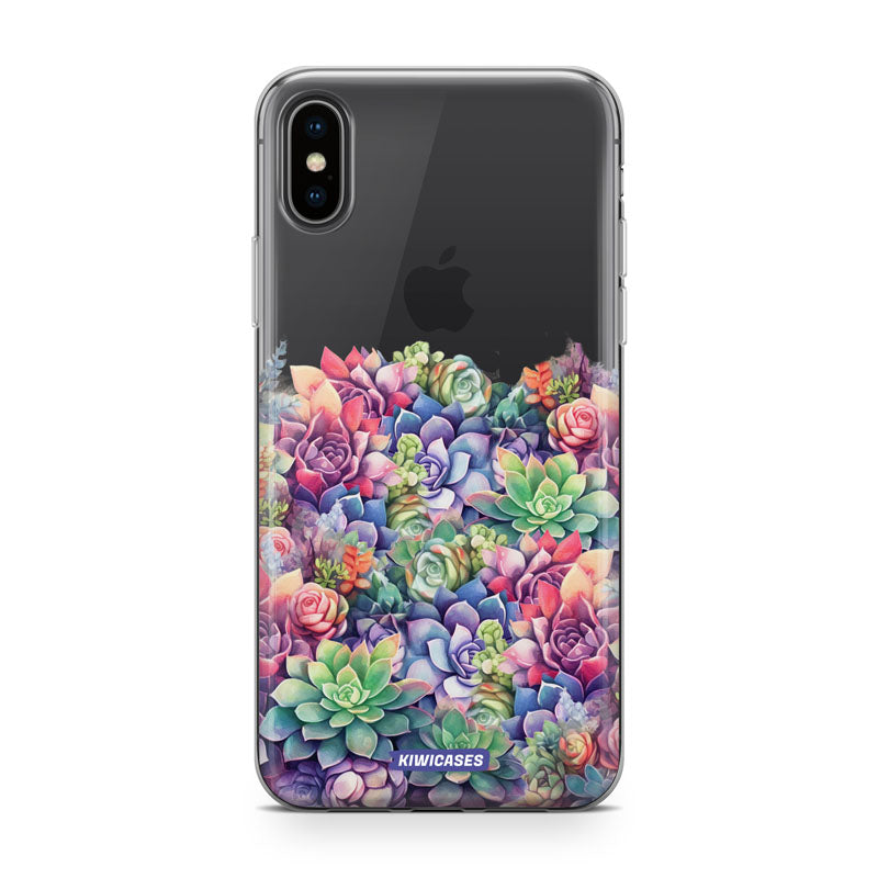 Dreamy Succulents - iPhone XS Max