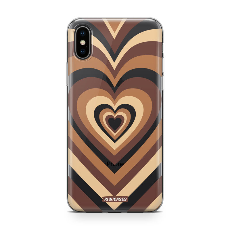 Latte Hearts - iPhone XS Max