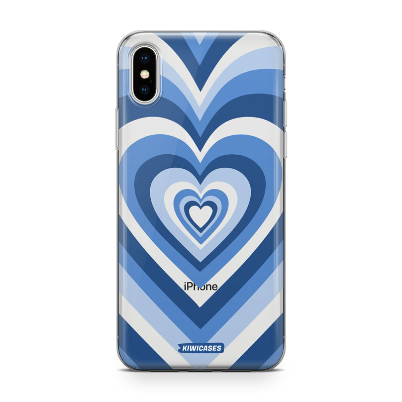 Blue Hearts - iPhone XS Max