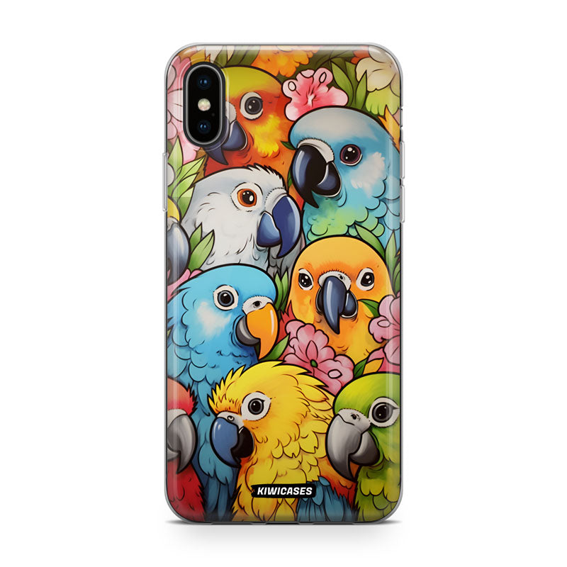 Cute Parrots - iPhone XS Max
