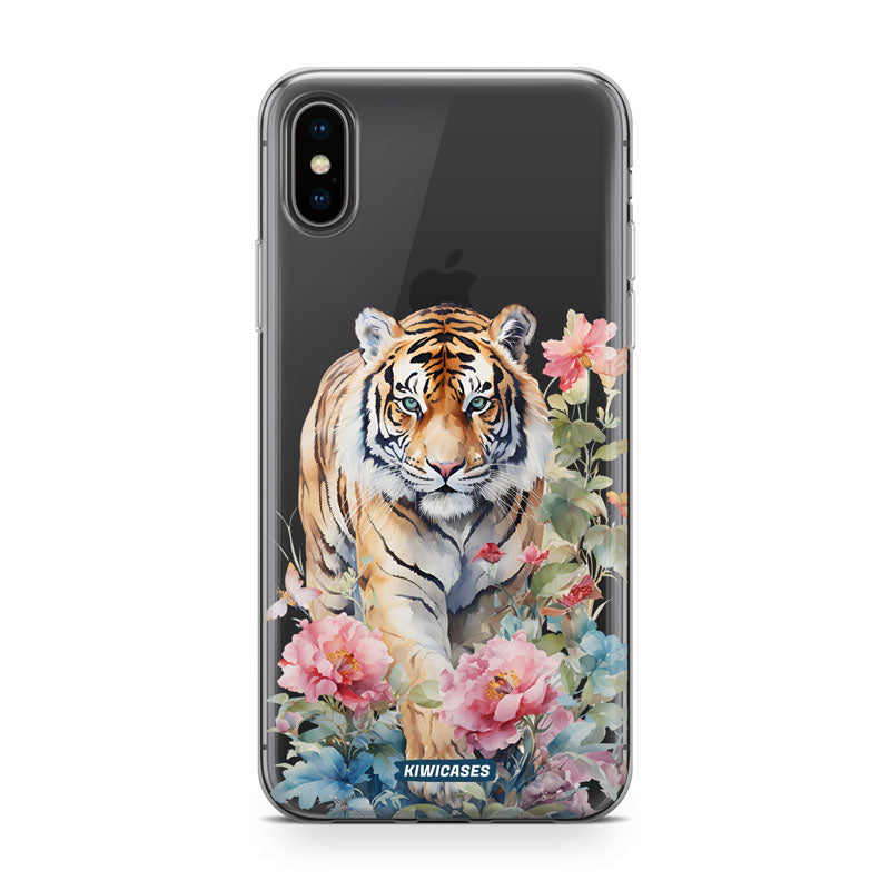 Floral Tiger - iPhone XS Max