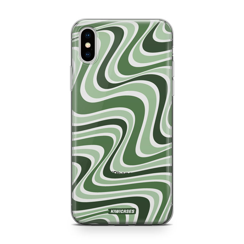 Wavey Green - iPhone XS Max