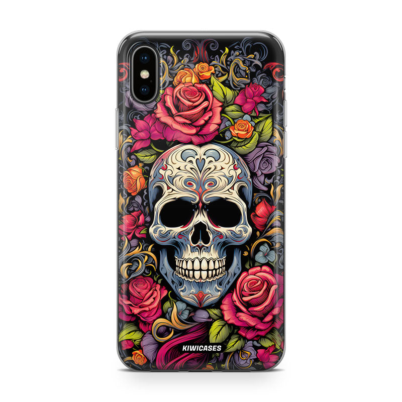 Floral Skull - iPhone XS Max
