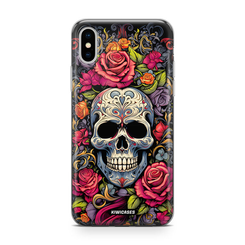 Floral Skull - iPhone XS Max