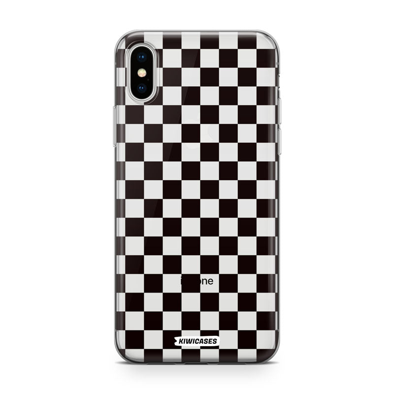 Black Checkers - iPhone XS Max