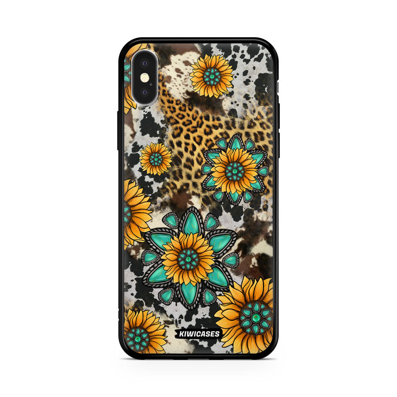 Gemstones and Sunflowers - iPhone X/XS