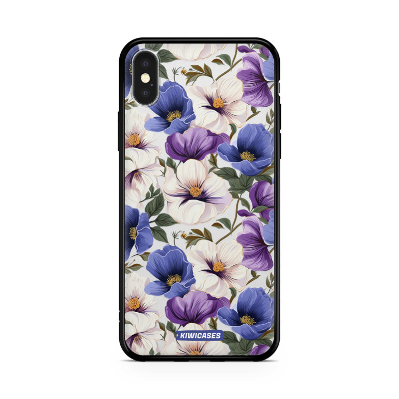 Purple Pansies - iPhone X/XS