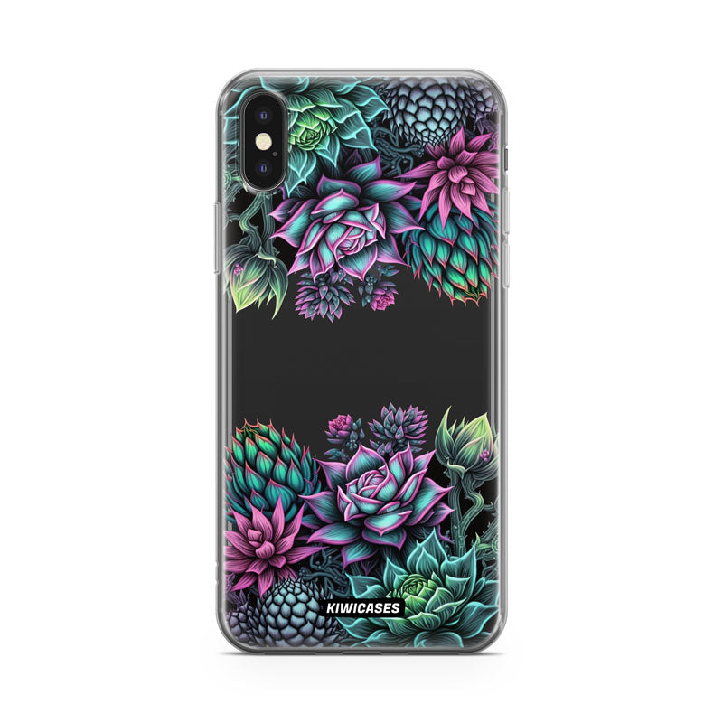 Neon Succulent - iPhone X/XS