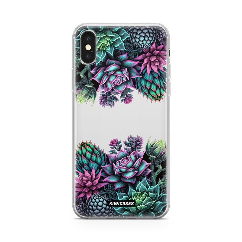 Neon Succulent - iPhone X/XS