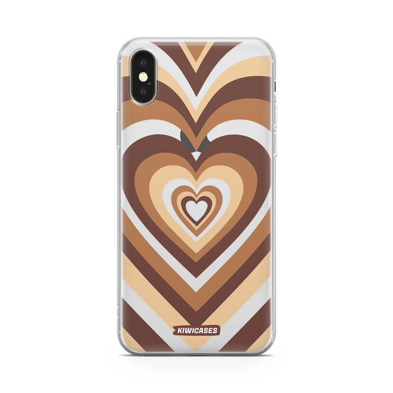 Latte Hearts - iPhone X/XS