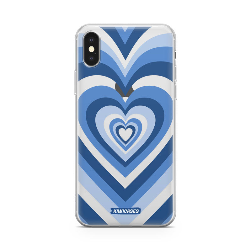 Blue Hearts - iPhone X/XS