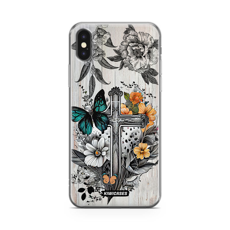 Butterfly Cross - iPhone X/XS