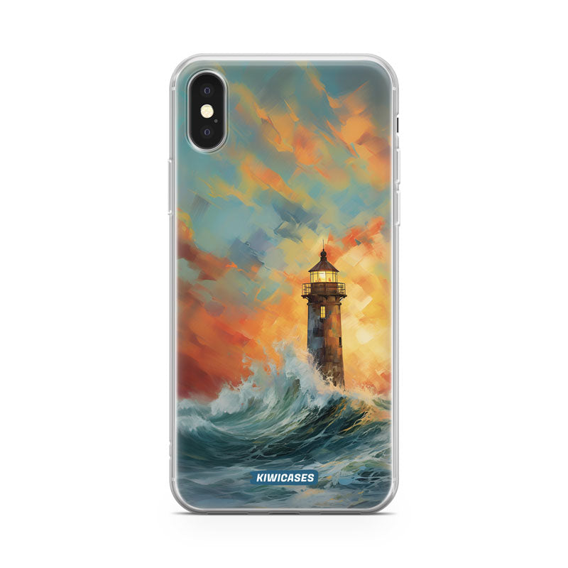 Sunset Lighthouse - iPhone X/XS