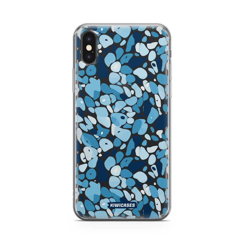 Blue Terrazzo - iPhone X/XS