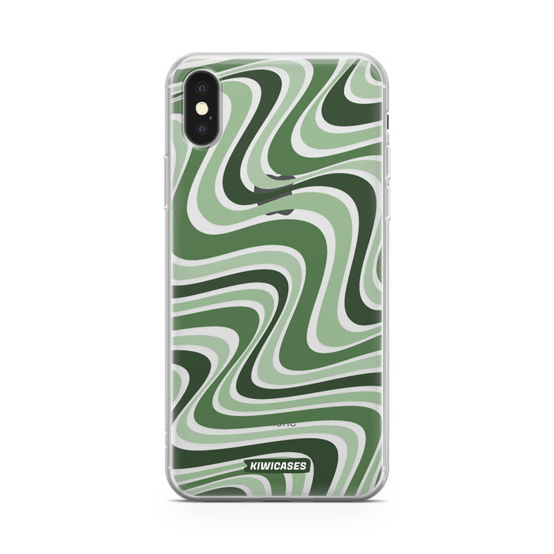 Wavey Green - iPhone X/XS