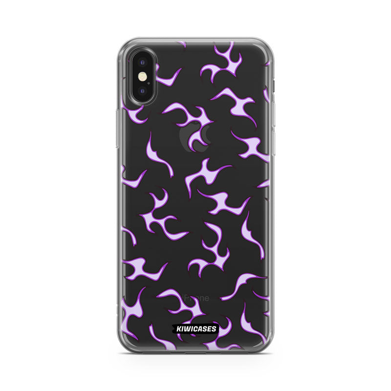 Purple Flames - iPhone X/XS