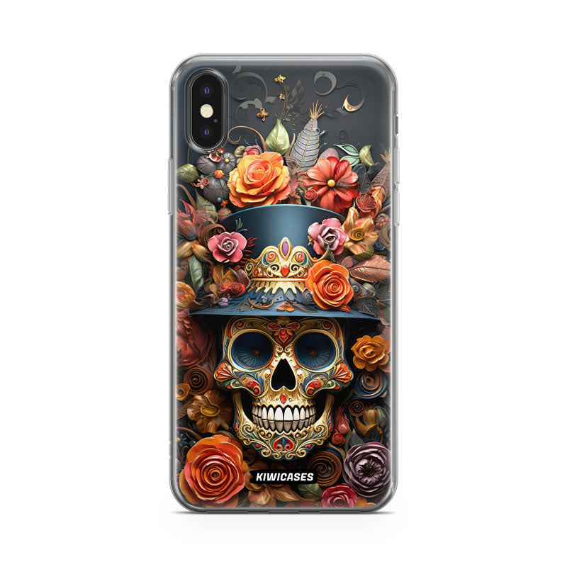 Top Hat Skull - iPhone X/XS